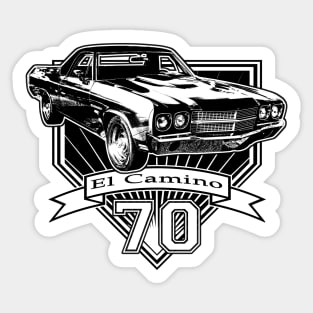 70 El Camino Sticker